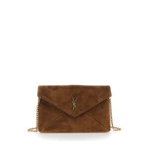 Saint Laurent Women Ysl Pw Mbag Suede Satin Calf